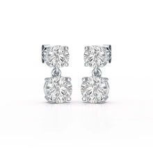 Classic Radiance - 5.10 CT Round Cut Lab Diamond Earrings