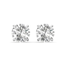 Dazzling Allure - Timeless Elegance Round-Cut Diamond Earrings