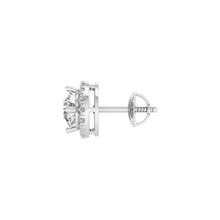 Dazzling Brilliance - Exquisite Round Lab-Grown Diamond Earrings