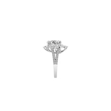 Dazzling Harmony- Pear & Round Brilliance Ring