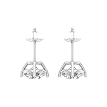 Dazzling Rounds- Exquisite Diamond Earring in Round Brilliance