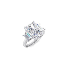 Dazzling Symmetry 2- Pear & Emerald Shaped Ring
