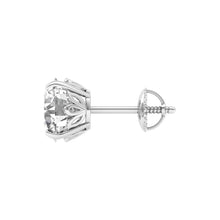 Eternal Brilliance - Exquisite Round-Cut Diamond Earrings