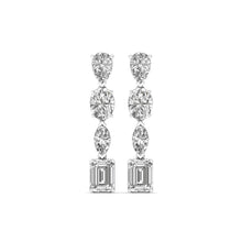 Ethereal Diamond Earring in Pear, Marquise, Oval & Emerald Shape