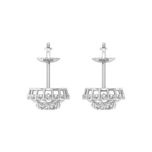 Harmony in Symmetry Round and Oval Shape Diamond Earrings