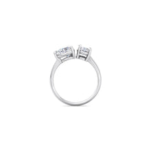Heartfelt Radiance Oval Heart Shaped Diamond Ring