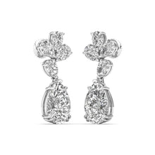 Pearlescent Perfection - Lab-Grown Pear Shaped Diamond Earrings