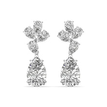 Pearlescent Perfection - Lab-Grown Pear Shaped Diamond Earrings