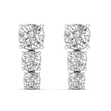 Radiant Brilliance - Cushion Cut Lab Grown Diamond Earrings