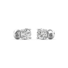 Radiant Brilliance - Round Cut Diamond Earrings