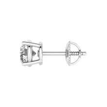 Radiant Brilliance - Round Cut Diamond Earrings
