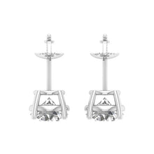 Radiant Circles - Exquisite Round-Cut Diamond Earring