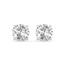 Radiant Circles - Exquisite Round-Cut Diamond Earring