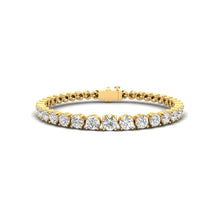 Radiant Harmony - Timeless Round Shape Diamond Bracelet
