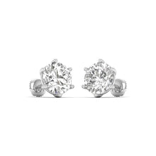 Radiant Rounds - Exquisite Round-Cut Diamond Earrings