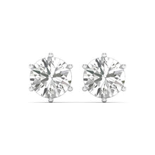 Radiant Rounds - Exquisite Round-Cut Diamond Earrings