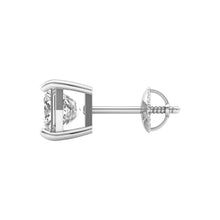 Regal Radiance - Princess-Cut Diamond Earring