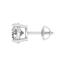 Timeless Brilliance- Round-Cut Diamond Earrings